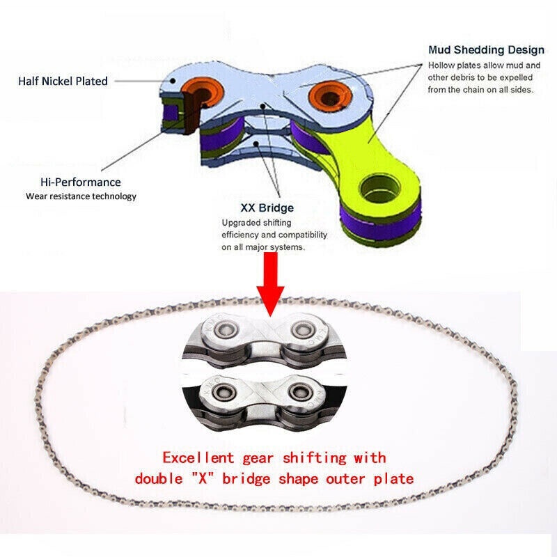 kmc-โซ่จักรยาน-x11-x11el-sl-10-ความเร็ว-x10-x10el-x10sl-8-9-10-11-12-ความเร็ว-สําหรับ-shimano-sram