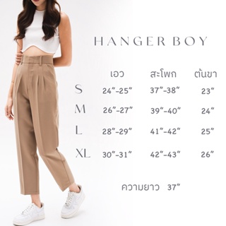 ภาพขนาดย่อของภาพหน้าปกสินค้าHanger_SP008 กางเกงทรงบอยยอดฮิต ไม่มีติดตู้ไม่ได้แล้ว เก็บพุงสุด สบายสะโพก ผ้าไอวี่ ผ้าหนา ผ้าแพง ใส่แล้วดูดีมาก จากร้าน sudpung.shop บน Shopee ภาพที่ 9