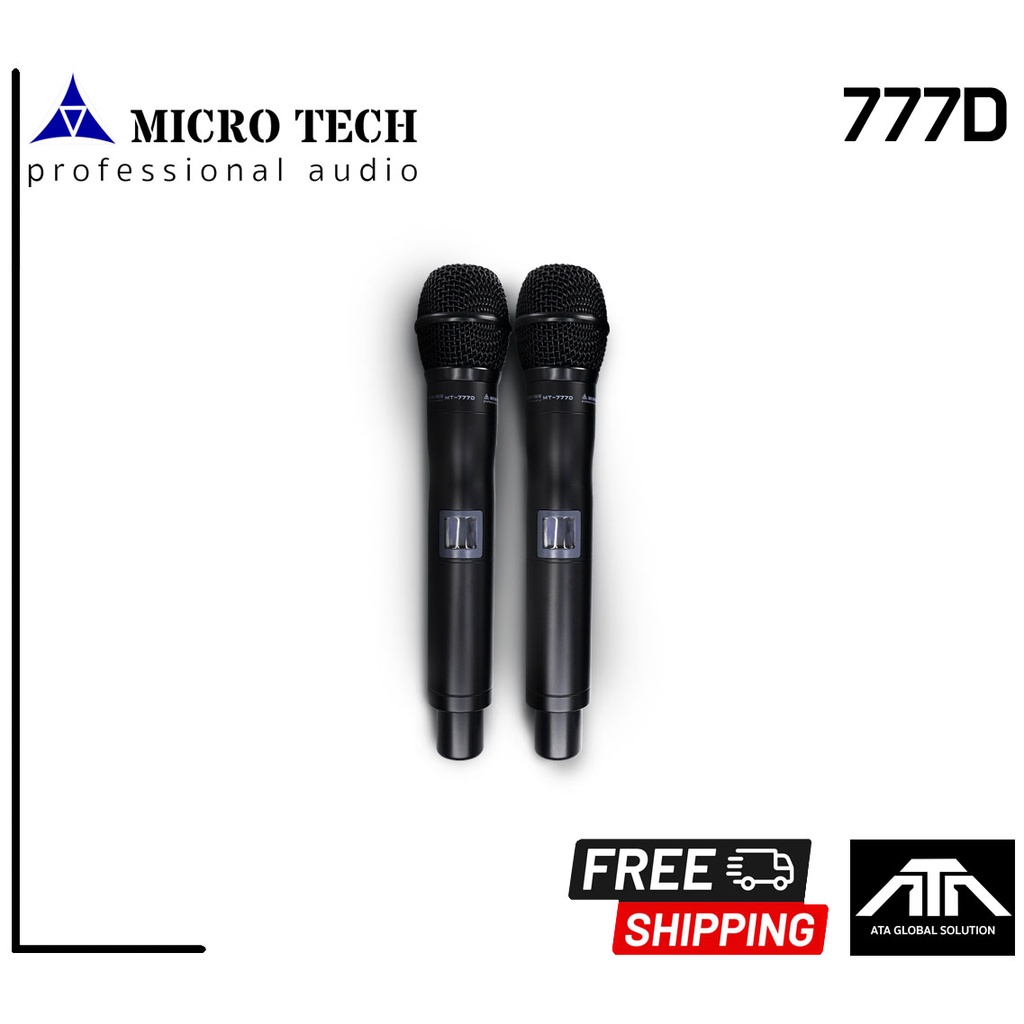 ส่งฟรี-ไมค์ลอย-microtech-mt-777d-พร้อมกระเป๋าไมค์ลอย-ไมโครโรเทค-ไมโครโฟน-เปลี่ยนความถี่ได้-ไมค์ไวเรส