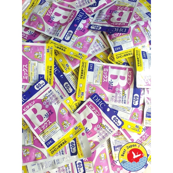 ของแท้-พร้อมส่งdhc-vitamin-b-mix-วิตามิน-บี-รวม-8-ชนิด-สำหรับ-60วัน