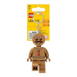 LEGO พวงกุญแจ ไฟฉาย เลโก้ มินิฟิกเกอร์ คริสต์มาส ขนมปังขิง Christmas Ginger Bread Key Light ลิขสิทธิ์แท้