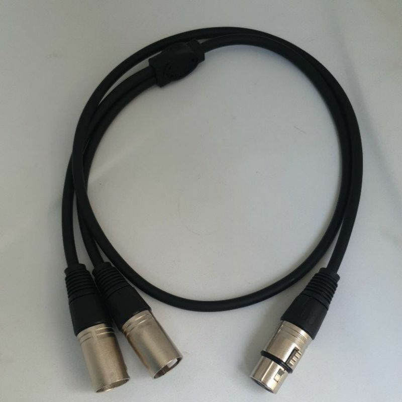 สายสัญญาณ-xlr-เมีย-1-xlr-ผู้-2-1m