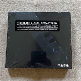 ของแท้ อัลบั้ม Metallica The Black Album Metallica The Black Album Deluxe Edition 3CD Black Snake Reprint