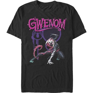 Gwenom Marvel Comics T-Shirt เสื้อยืดเปล่า เสื้อยืดสีขาว Tee