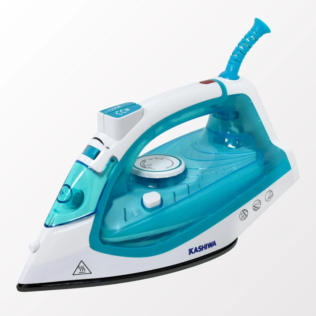 KASHIWA เตารีดไอน้ำ รุ่น HD-209 หน้าเตาเคลือบ Non Stick รีดลื่น ร้อนเร็ว กำลังไฟ 2000 วัตต์