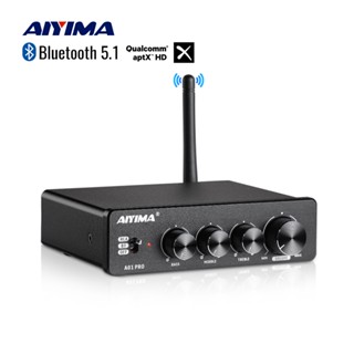 Aiyima A01 PRO เครื่องขยายเสียงสเตอริโอ บลูทูธ TPA3116 100Wx2 2.0 แชนแนล RCA เสียงเบสกลาง และเสียงแหลม ปรับได้