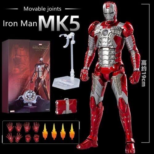 Threezero Marvel The Infinity Saga Iron Man Mark 85 DLX Action Figure - In Hand