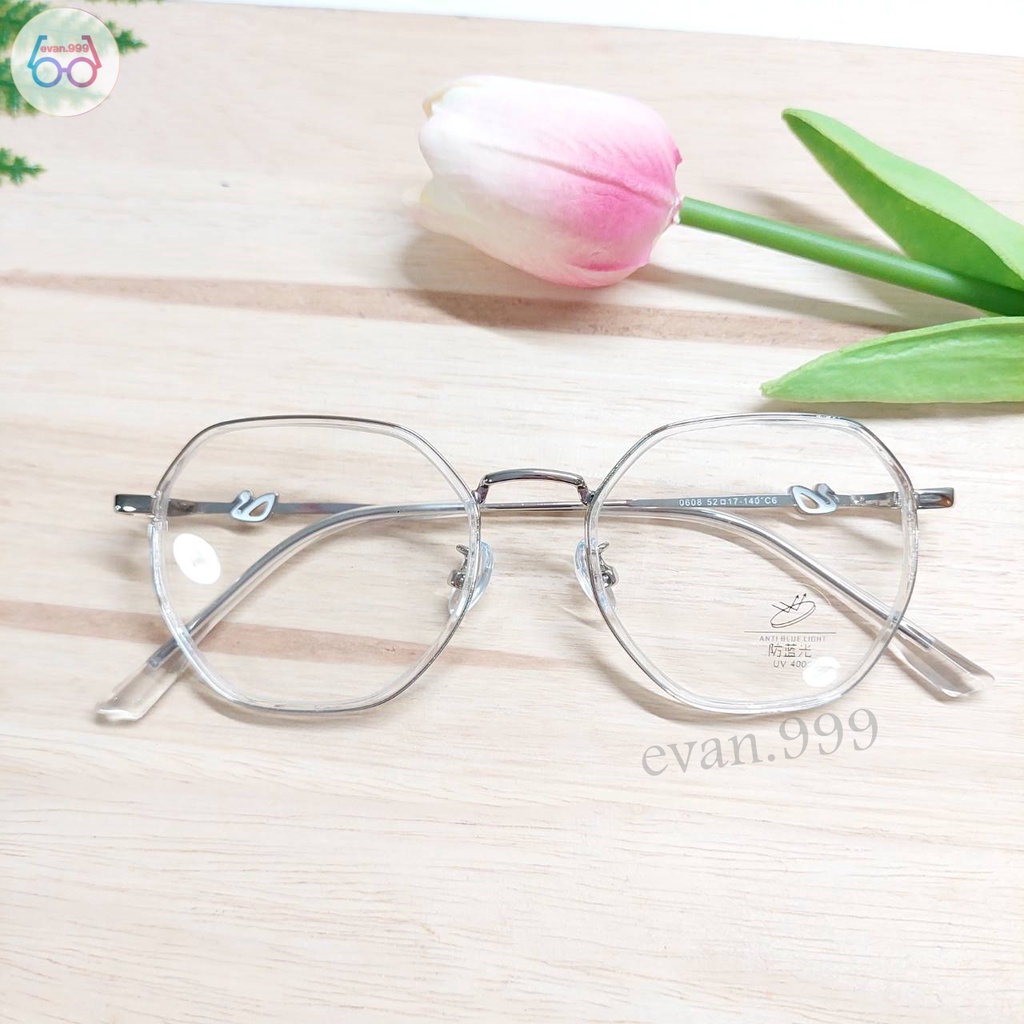 evan-999-แว่นตากรองแสงสีฟ้า-รุ่น-0608-ตัดเลนส์สายตาได้