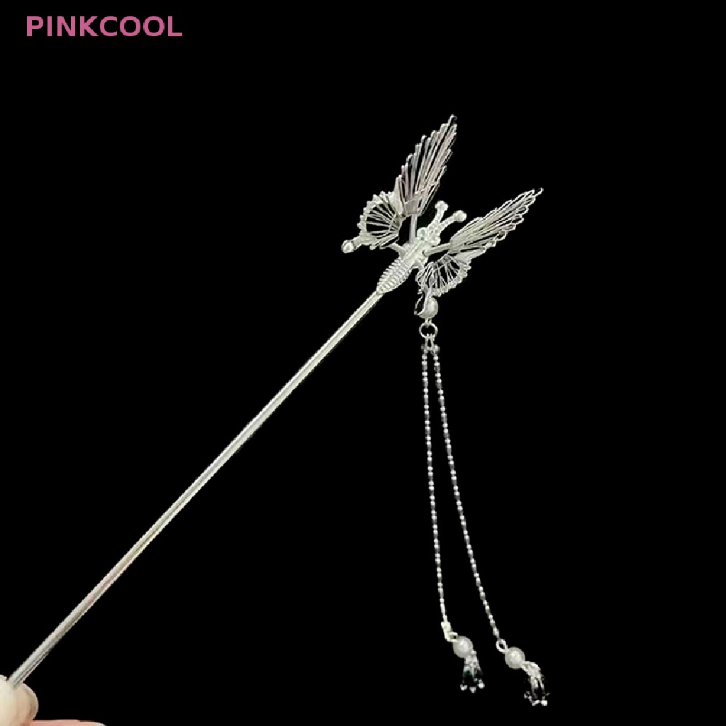 pinkcool-กิ๊บติดผม-ประดับพู่-รูปแมลงปอ-ผีเสื้อ-สไตล์ฮั่นฝูโบราณ-สําหรับเจ้าสาว-สินค้าขายดี