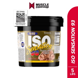 ภาพขนาดย่อของภาพหน้าปกสินค้าUltimate Nutrition ISO sensation 93 Whey Protein Isolate - 5 Lb เวย์โปรตีนไอโซเลท จากร้าน alive.official บน Shopee