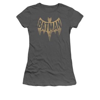 batman-classic-tv-vintage-logo-womens-t-shirt-เสื้อยืดคอกลม-เสื้อยืด