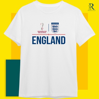 ENGLAND Qatar Fifa World Cup 2022 T-Shirt DIGITAL Screen Printing Clothes