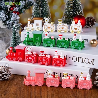 [FSBA] รถไฟคริสต์มาสพลาสติก 2023 Xmas สําหรับตกแต่งบ้าน 1ชิ้น KCB