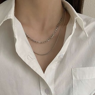พร้อมส่ง💗สร้อยคอโซ่เส้นเล็ก สร้อยคอผู้ชาย UNISEX NL180