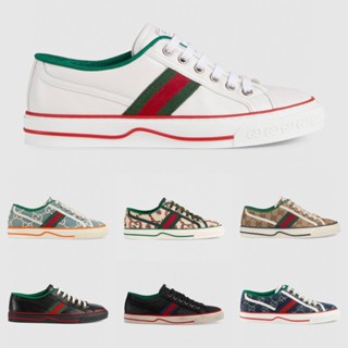 พรี​ ราคา4200 Gucci Tennis 1977 รองเท้ากีฬา 34-40 5G-11G