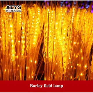 XIN LAN YA SHE  LED พื้นการจัดดอกไม้สแควร์ลานสนามหญ้าไฟตกแต่งนิทรรศการกลางแจ้งส่องสว่างข้าวสาลีหูโคมไฟ
