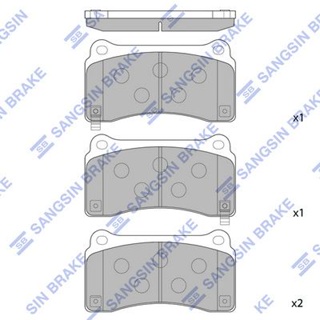 ผ้าดิสเบรคหน้า JAGUAR XJ X308 1997- X351 2009- XK8 X100 1996- X150 2008- NISSAN GT-R R35 2007- HI-Q