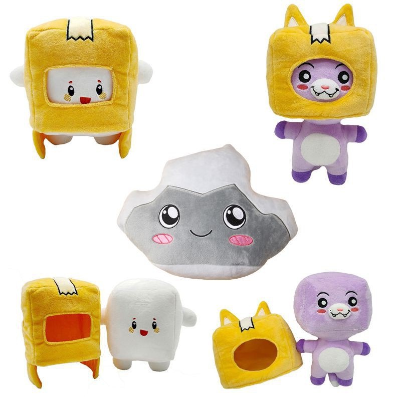 ของเล่นเด็กตุ๊กตาฟิกเกอร์ Lankybox Boxy Foxy Rocky 3 ชิ้น/ชุด | Shopee ...
