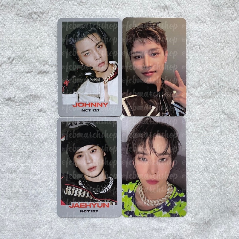 พร้อมส่ง nct 127 2 baddies random trading card set a ver b ver แจฮ