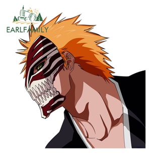 Earlfamily สติกเกอร์ไวนิล ลายการ์ตูนอนิเมะ Kurosaki Ichigo JDM VAN ขนาด 13 ซม. X 12.5 ซม. สําหรับตกแต่งรถยนต์ แล็ปท็อป กระเป๋าเดินทาง