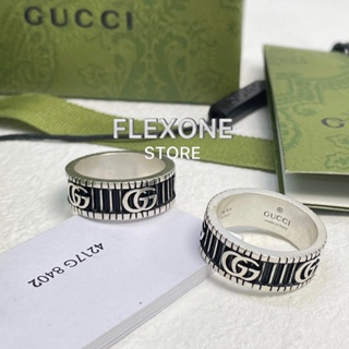 💍แหวน💍 Gucci Silver Double GG Ring เงินแท้