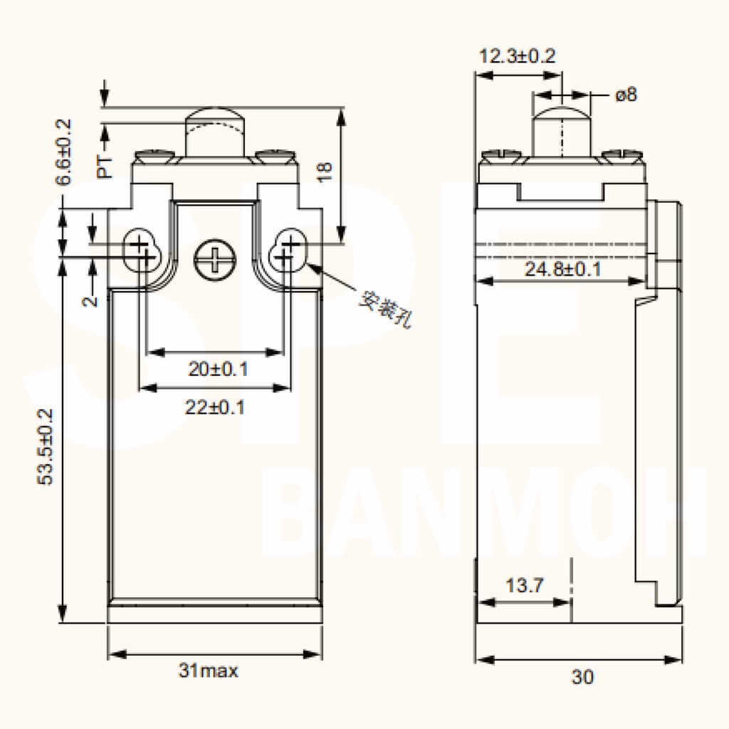 CLS-101 CNTD Limit Switch CLS 101 ลิมิทสวิทช์ Limitswitch Limit Switch ...