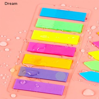 &lt;Dream&gt; 20 * 7 ชิ้น สีเรืองแสง กระดาษโน้ตมีกาว ที่คั่นหนังสือ แบนเนอร์ สติกเกอร์โน้ต ดัชนี เครื่องเขียน โรงเรียน สํานักงาน ลดราคา