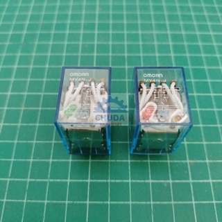 รีเลย์ 14 ขา RELAY คอยล์ 12VDC 24VDC 220VAC #MY4N-J 14P (1 ตัว)