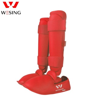 Jiuri Mountain Karate One-Piece เลกกิ้งมวยไทย มวยไทย Sanda ฝึกเลกกิ้ง Instep Protection WKF Instep Protection