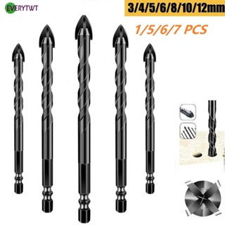 [CRAZY SALE]Cross Tile Drill Bit Alloy Triangle Drill Hole Opener For Metal Wood Drilling ZlTQRDs JFSAgce rzFrKvx