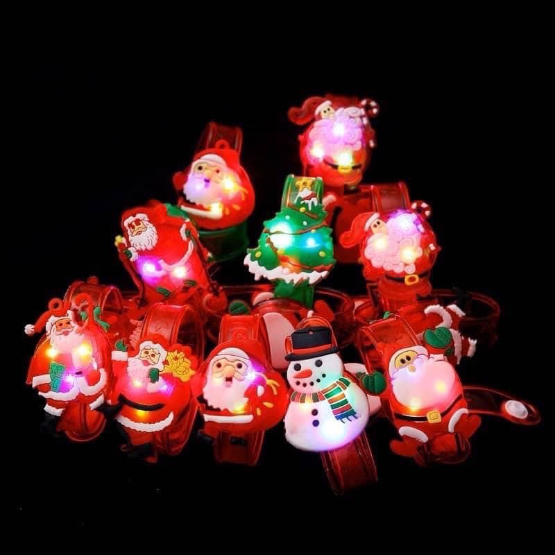 merry-x-mas-กำไล-สายข้อมือไฟ-led-คละลาย-สายรัดข้อมือคริสมาสต์-เทศกาลคริสต์มาส-ของขวัญสำหรับเด็ก