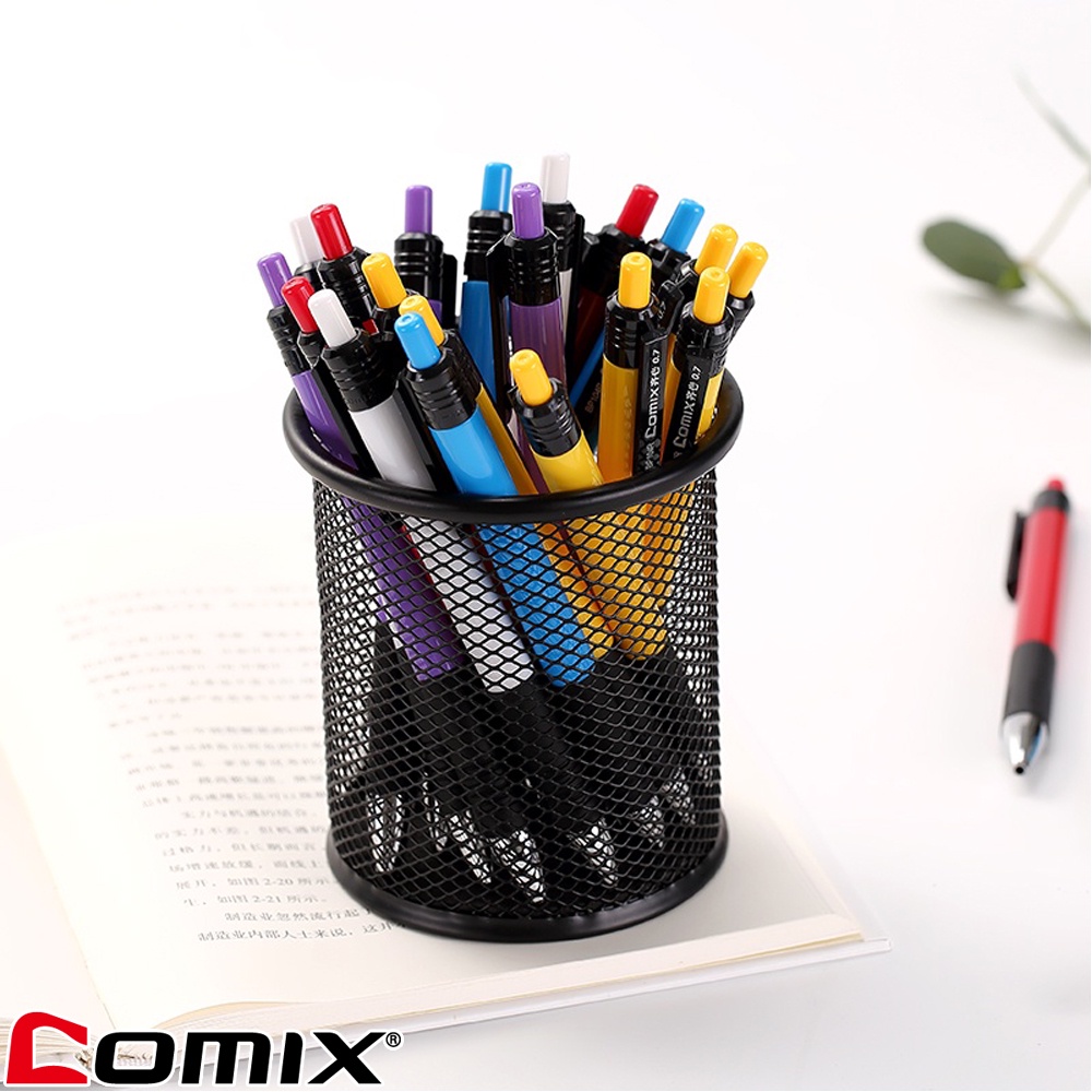 comix-bp104r-ปากกาแบบกด-0-7-หมึกน้ำเงิน-แพ็ค-1-ด้าม-ปากกาลูกลื่น-อุปกรณ์การเรียน-school-ปากกา-อุปกรณ์เครื่องเขียน