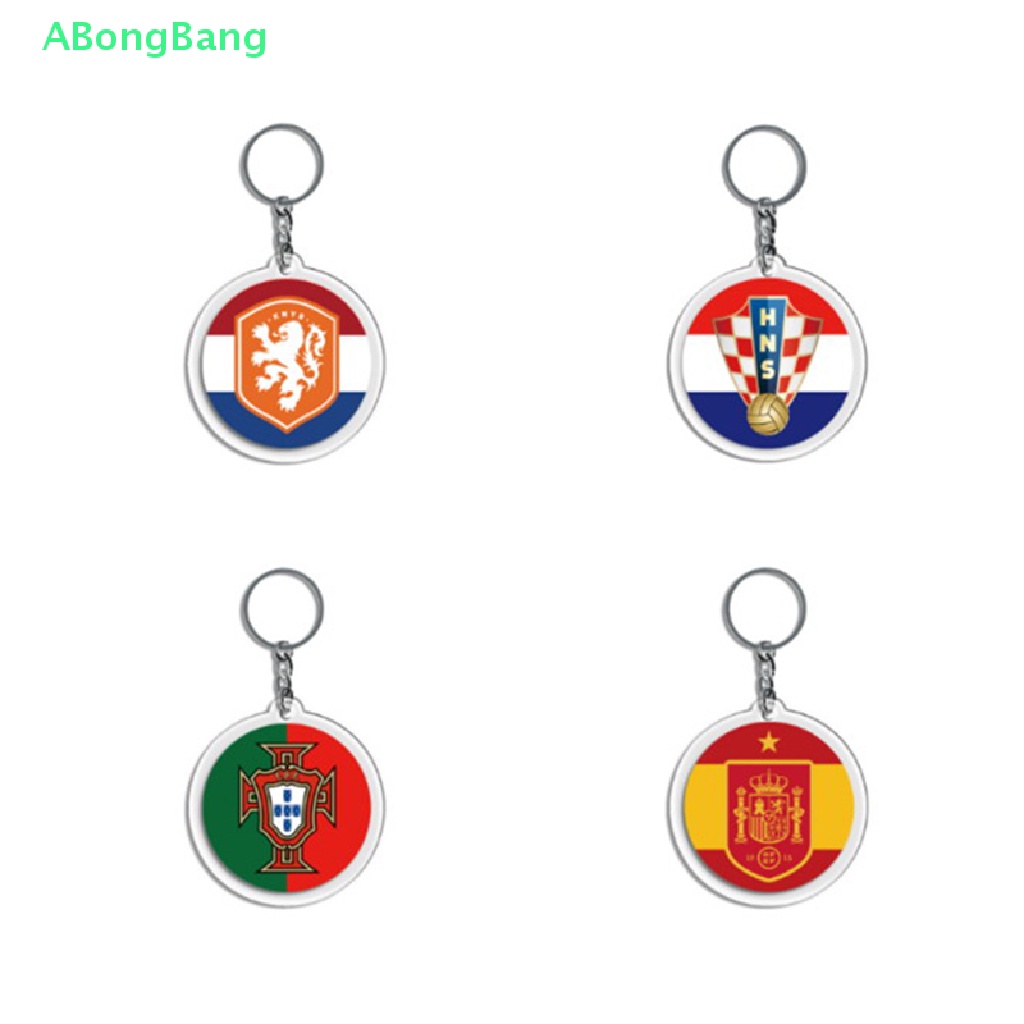 abongbang-พวงกุญแจ-จี้อะคริลิค-ทรงกลม-ลายฟุตบอลโลก-ของที่ระลึก-2022