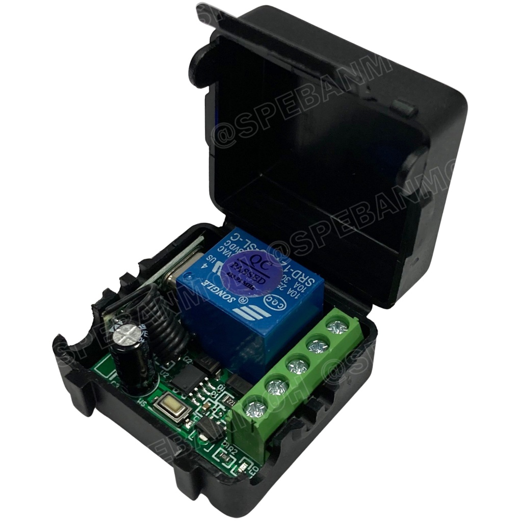 [ 1ชุด ] WRC-CH1-024-433MHz 24V สวิทช์รีโมท 1 ช่อง (Wireless Remote ...