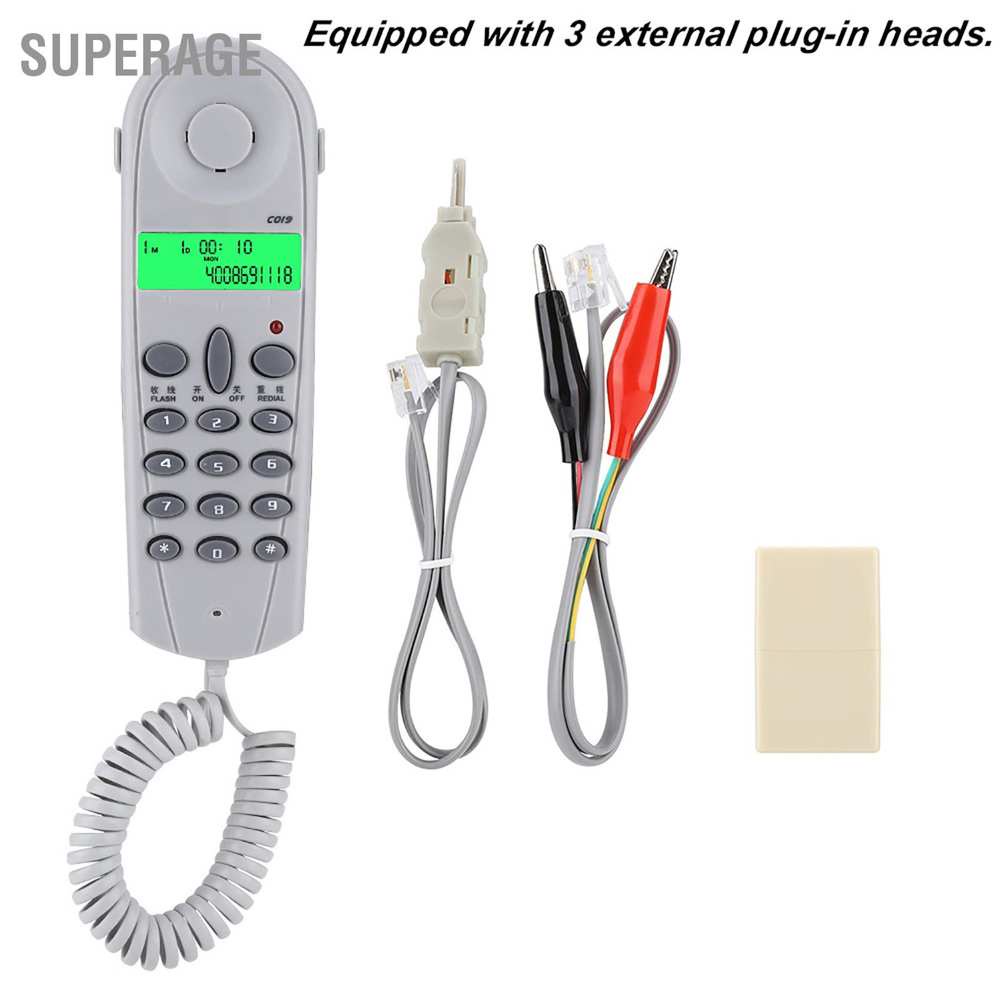 ภาพหน้าปกสินค้าSuperage C019 อุปกรณ์ทดสอบสายโทรศัพท์มือถือสายเคเบิ้ลเชื่อมต่อ จากร้าน kuike078.th บน Shopee