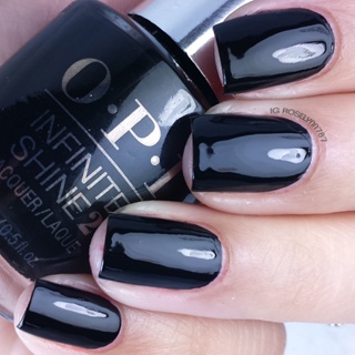 OPI Infinite Shine - Black Onyx/Lady in Black (IST10) ยาทาเล็บสีดำเบสิก ทาเฉยๆ หรือทำลายก็สวยค่า 💖  แท้ 100%