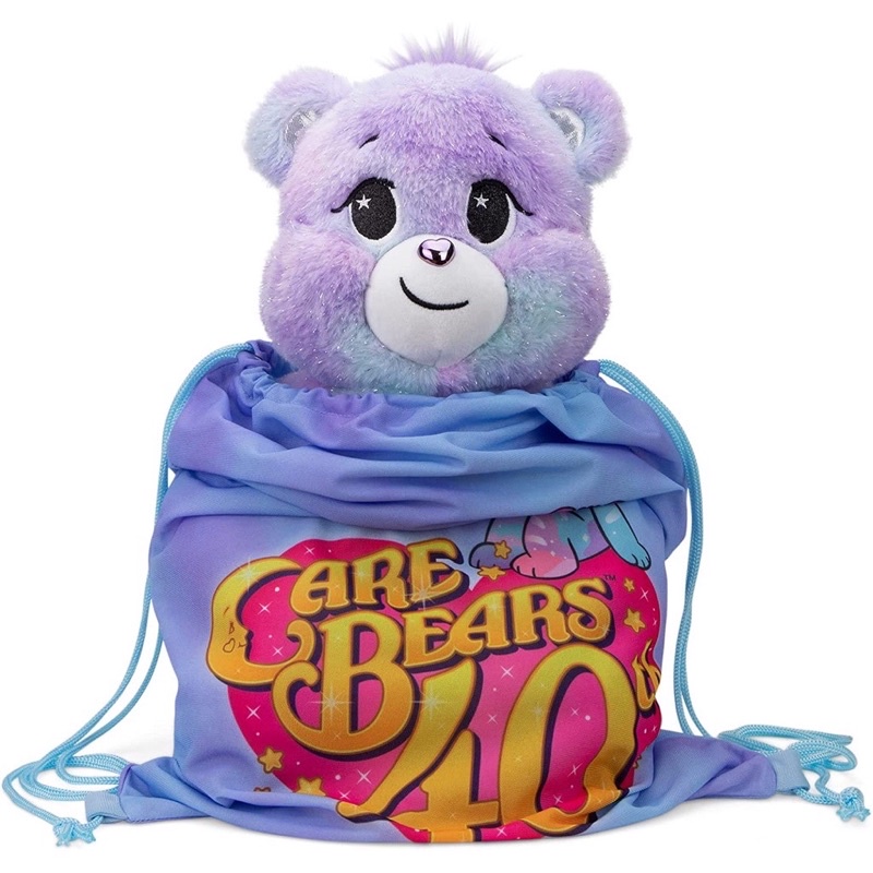 พร้อมส่ง-ตุ๊กตา-care-bears-care-a-lot-40th-14-นิ้ว-รุ่น-care-a-lot-bear-40th-anniversary-slumber-party-set