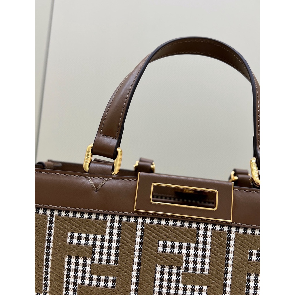 พรี-ราคา11300-fendi-8589-กระเป๋าหิ้ว-กระเป๋าสะพายไหล่-41-13-29cm