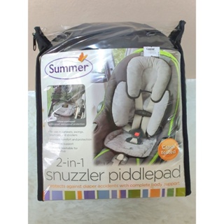 SUMMER เบาะรองคาร์ซีท เบาะรองรถเข็นเด็ก 2 in 1 Snuzzler Piddlepad มือสองเหมือนใหม่ ขอแม่ที่รับได้นะคะ