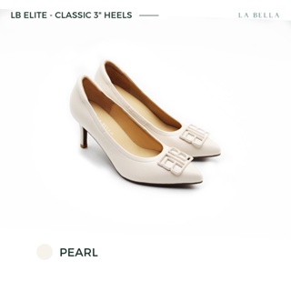 สินค้า LA BELLA รุ่น LB ELITE CLASSIC 3 HEELS  - PEARL