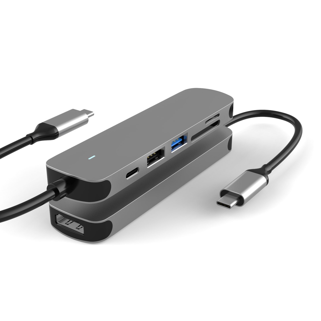 chilison-6-in-1-อะแดปเตอร์ฮับ-ฮับ-usb-hub-type-c-to-usb-3-0-hdmi-rj-45-สําหรับ