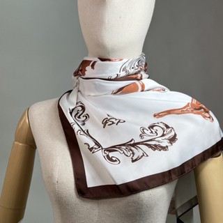 GSP ผ้าพันคอพิมพ์ลาย SILK SATIN SCARF (PP1WLW)