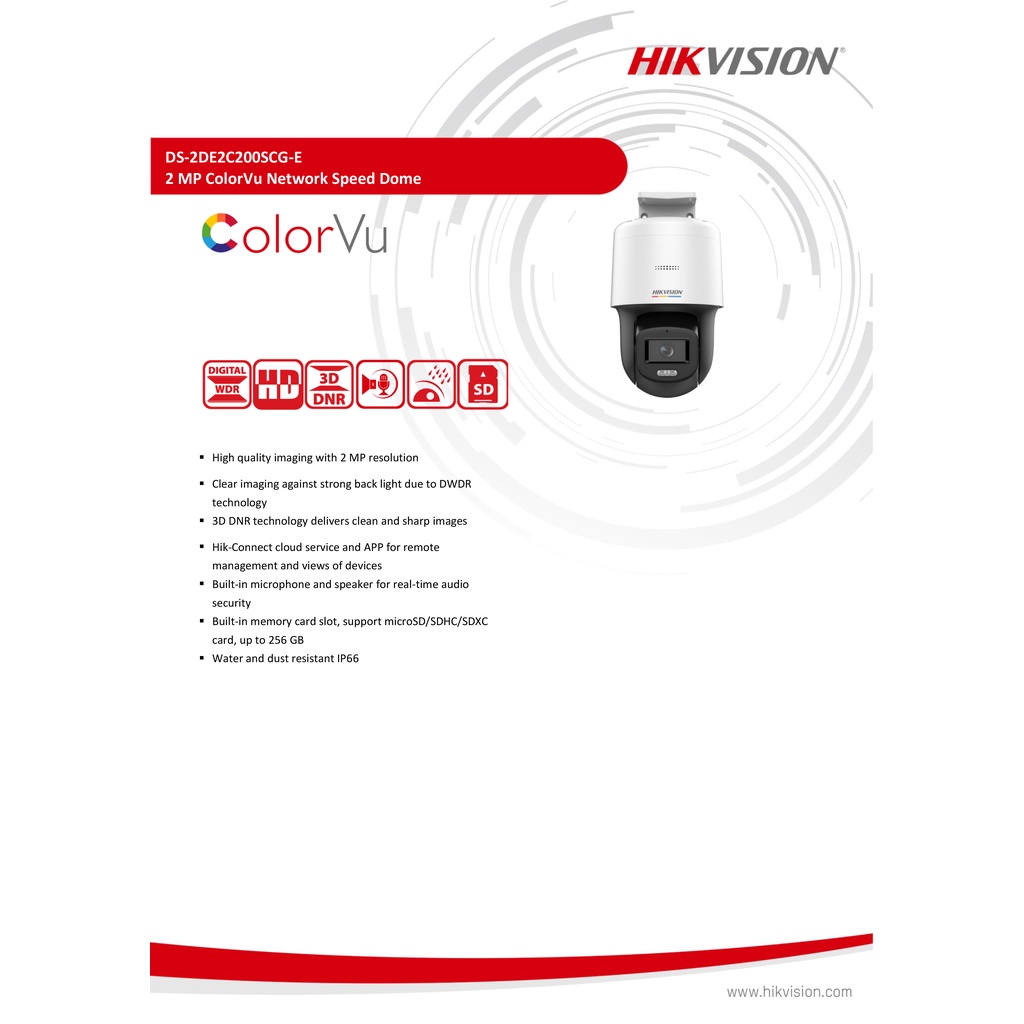 hikvision-ip-camera-2-mp-ds-2de2c200scg-e-f1-4mm-ใส่การ์ดได้-มีไมค์และลำโพงในตัว-ภาพเป็นสีตลอด-24-ชม