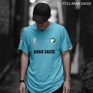 เสื้อยืดผ้าฝ้าย 100% พิมพ์ลาย Saudi Arabic Ball คุณภาพสูง สําหรับผู้ชาย 2022