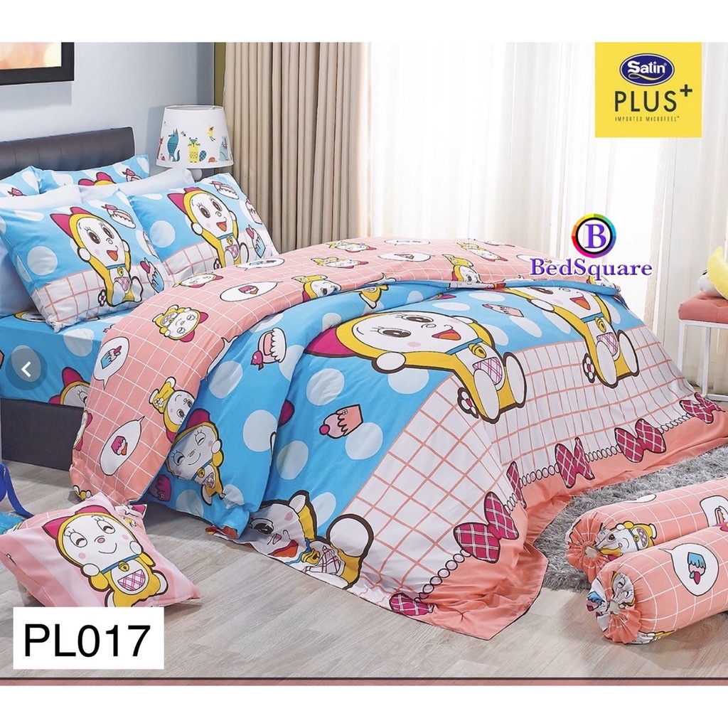 satin-plus-ชุดผ้าปูที่นอน-รวมผ้านวม-พิมพ์ลาย-pl017-ลิขสิทธิ์แท้