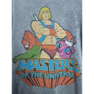 เสื้อยืด มือสอง ลายการ์ตูน Master Of The Universe อก 38 ยาว 29