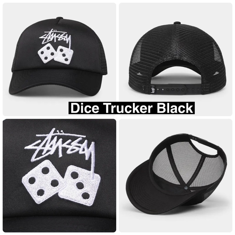 พร้อมส่ง-st10-หมวก-stussy-snapback-และ-trucker-ของแท้