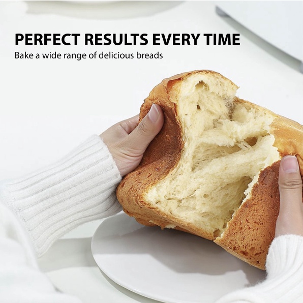 ภาพสินค้าเครื่องทำขนมปัง เครื่องทำขนมปังอเนกประสงค์ 4.5 ลิตร Bread Maker Ecolife78 4.5L จากร้าน abc_tablet บน Shopee ภาพที่ 3