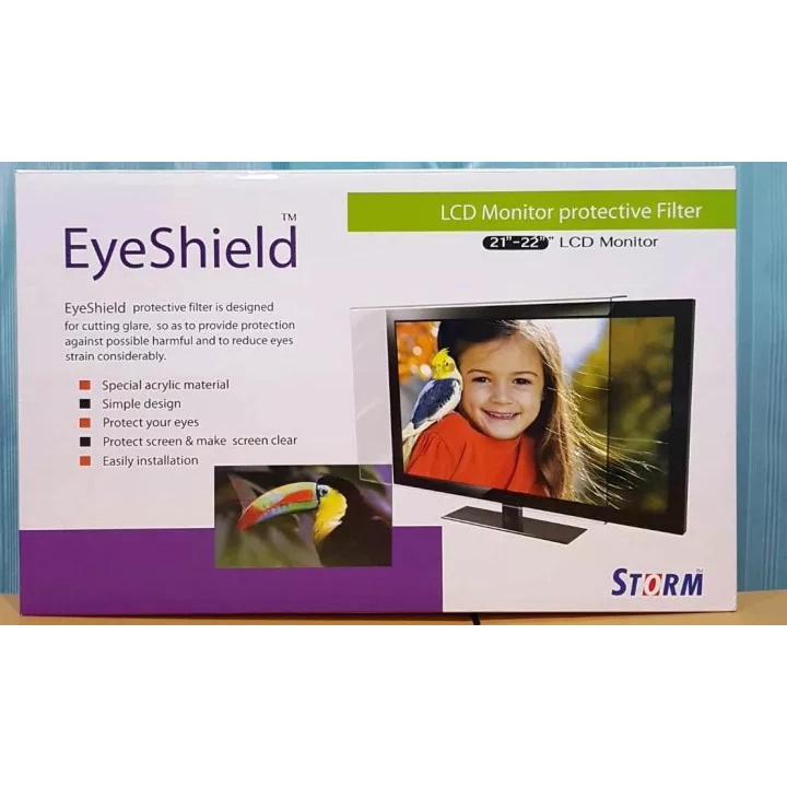 ภาพหน้าปกสินค้าแผ่นจอกรองแสงหน้าจอคอม21-22นิ้ว EyeShield LCD & แผ่นกรองแสงหน้าจอคอมจอ EyeShield รุ่น ES227 27 นิ้ว ขนาด60 x 35 x 70ซม.