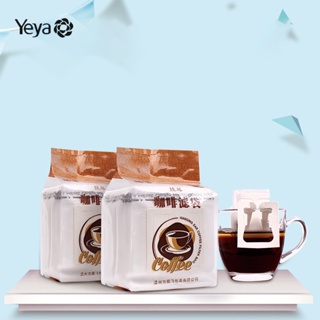 YEYA 50 ชิ้นหูกรองกาแฟถุงกรองญี่ปุ่นวัสดุตัวกรองกระดาษเกรดอาหาร
